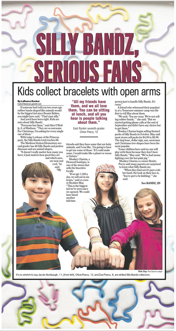 Collecting Silly Bandz bracelets by the armful - Newsday